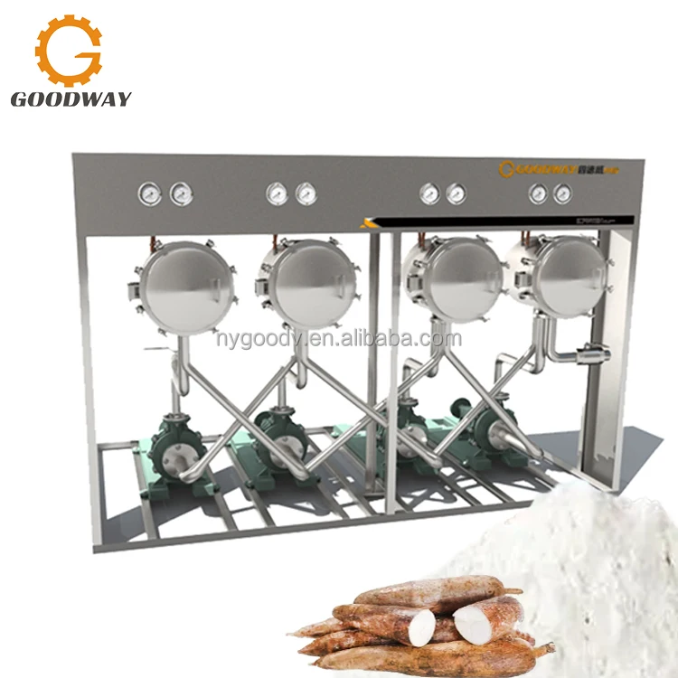 Automatic Cassava Machine Cassava Starch Machine Processing Line Tapioca Maker