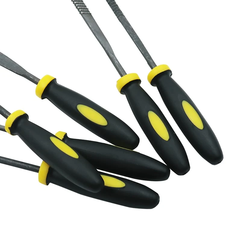 6pcs 140mm 160mm 180mm Mini Needle File Set DIY Wood Rasp File Needle Polishing Carving Woodworking Ceramic Crafts Hand Tools