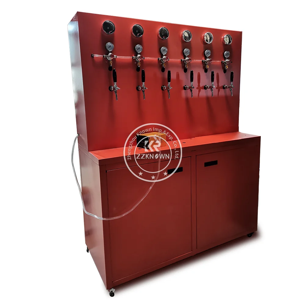 2024 Cold Drink Dispenser Stainless Steel Beer Tower Beverage Dispenser Machine With Stand And Spigot For Party
