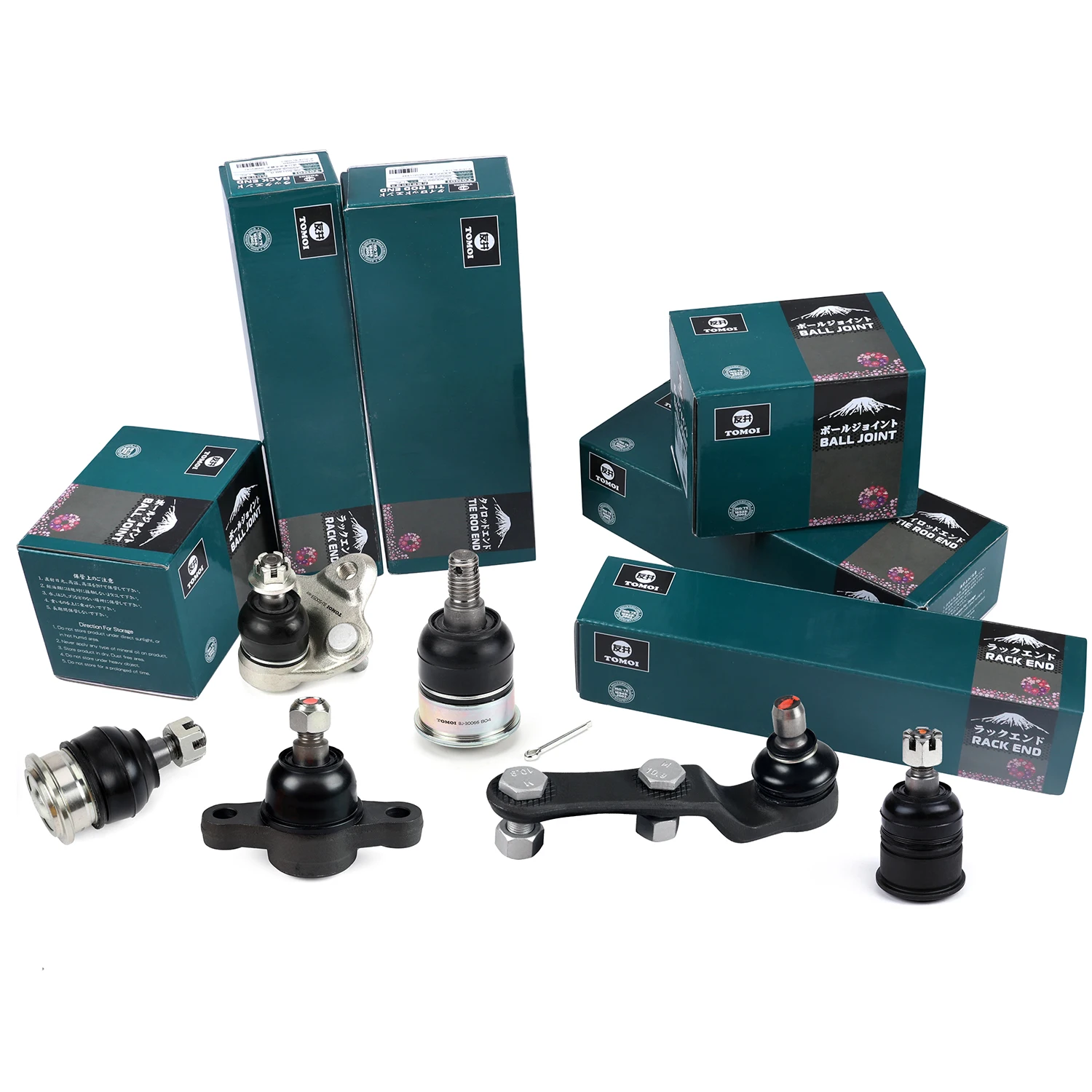 TOMOI Brand Auto Part Suspension Steering System Ball Joint Tie Rod End Stabilizer Link Rack End for TOYOTA NISSAN HONDA Subaru