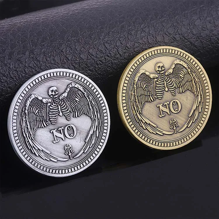 Metal Craft Commemorative Coin Yes or No Souvenir Collectible Challenge Coins
