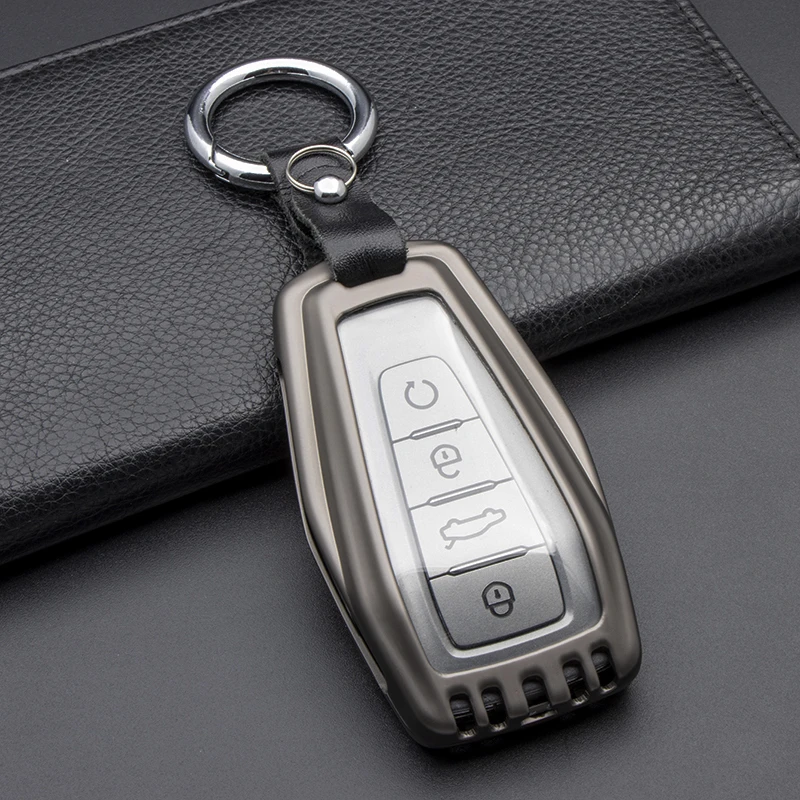 Лидер продаж в малайзии, модный металлический чехол для автомобильного ключа Geely Proton X50 Atlas Boyue NL3 Emgrand X7 EX7 SUV GT, полное покрытие