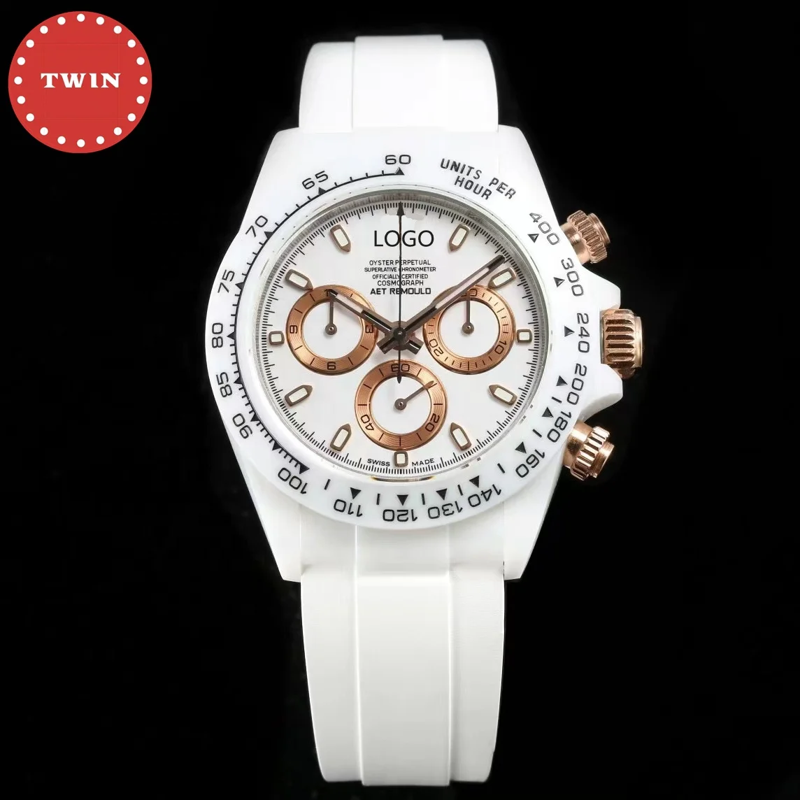 Diver RM watch TWF factory AET ETA 4130 Timing movement 904L steel Scratch resistant sapphire ceramics timing watch