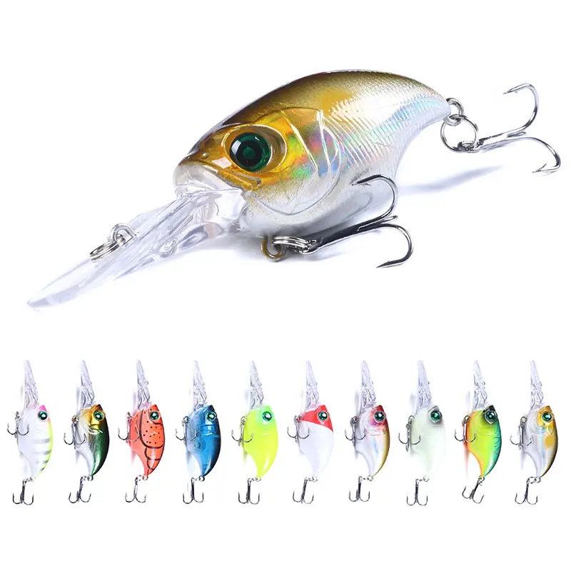 japan 3d eyes fishing lures crankbait fishing lure 7.5cm/11g crankbait
