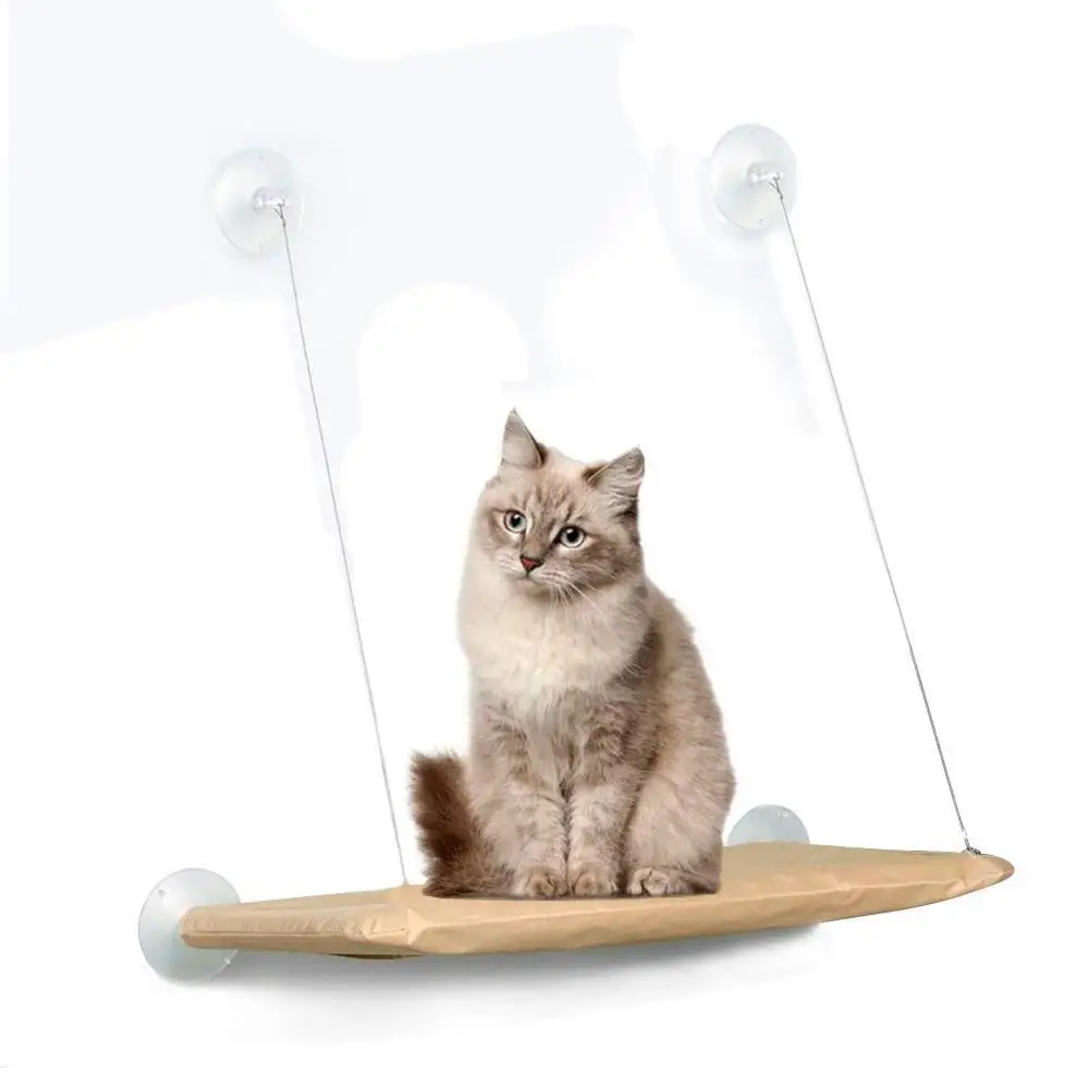 Hammock Window Seat with Durable Heavy Duty Suction Cups Cat Bed