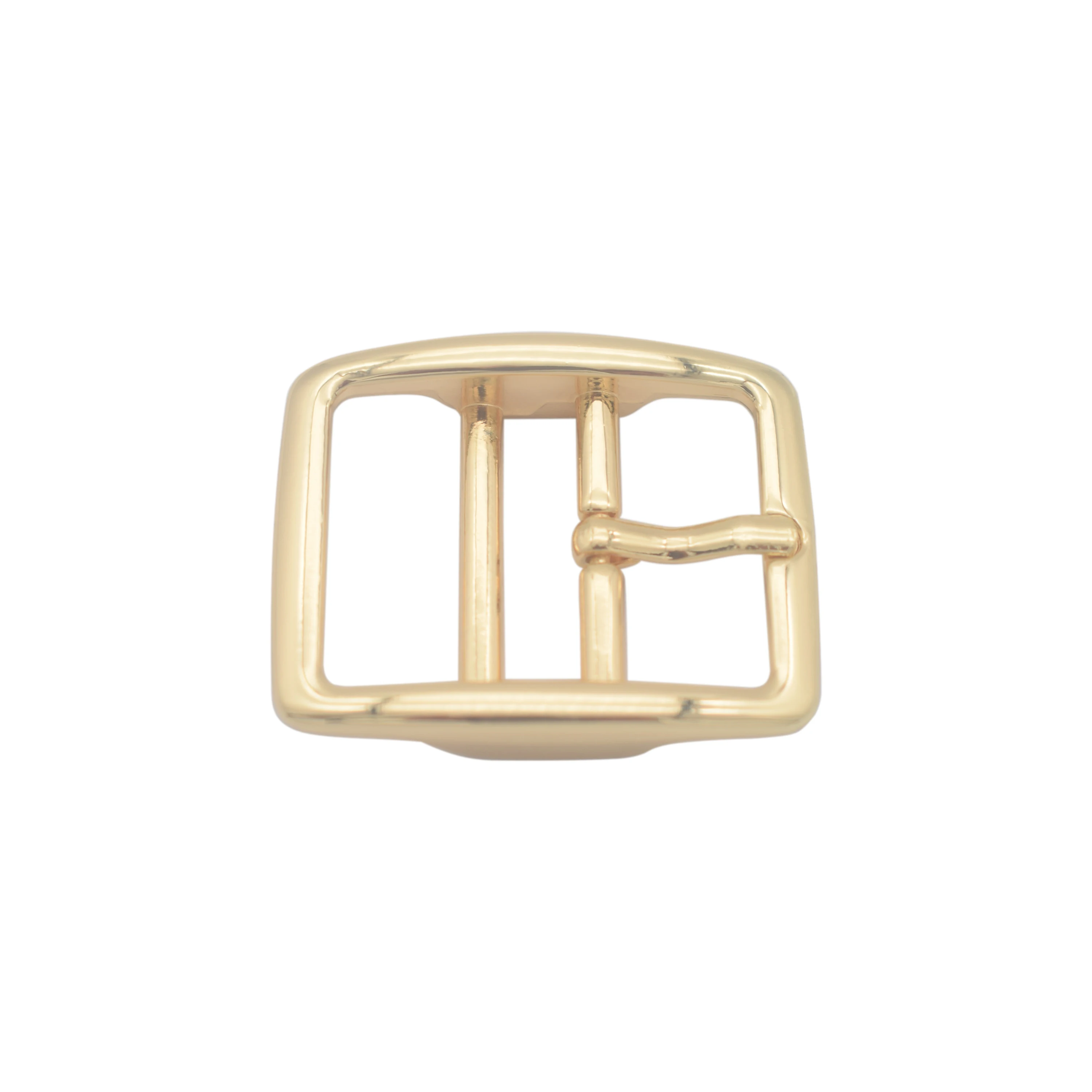 Adjustable Zinc Alloy Metal Belt Buckle 20Mm 25Mm Dog Collars Hardware Double Bar Buckle For Bags