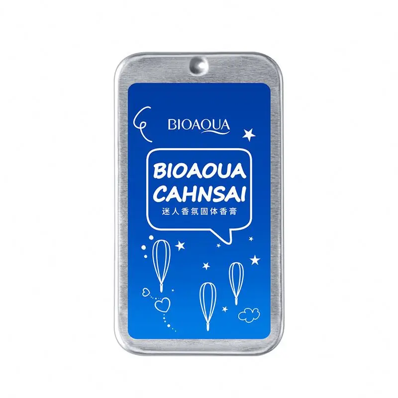 OEM Bioaqua Natural Body Fragrance Long lasting Portable Card Deodorant Solid Perfume Balm