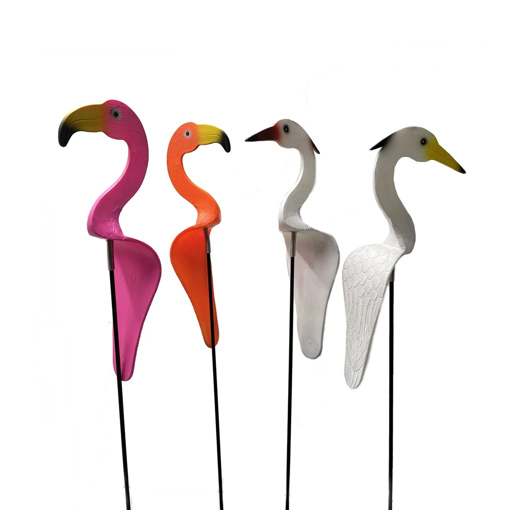 Osgoodway High Quality Plastic Pink Flamingo Ornaments Statue Garden Beach Yard Ornament Decoration