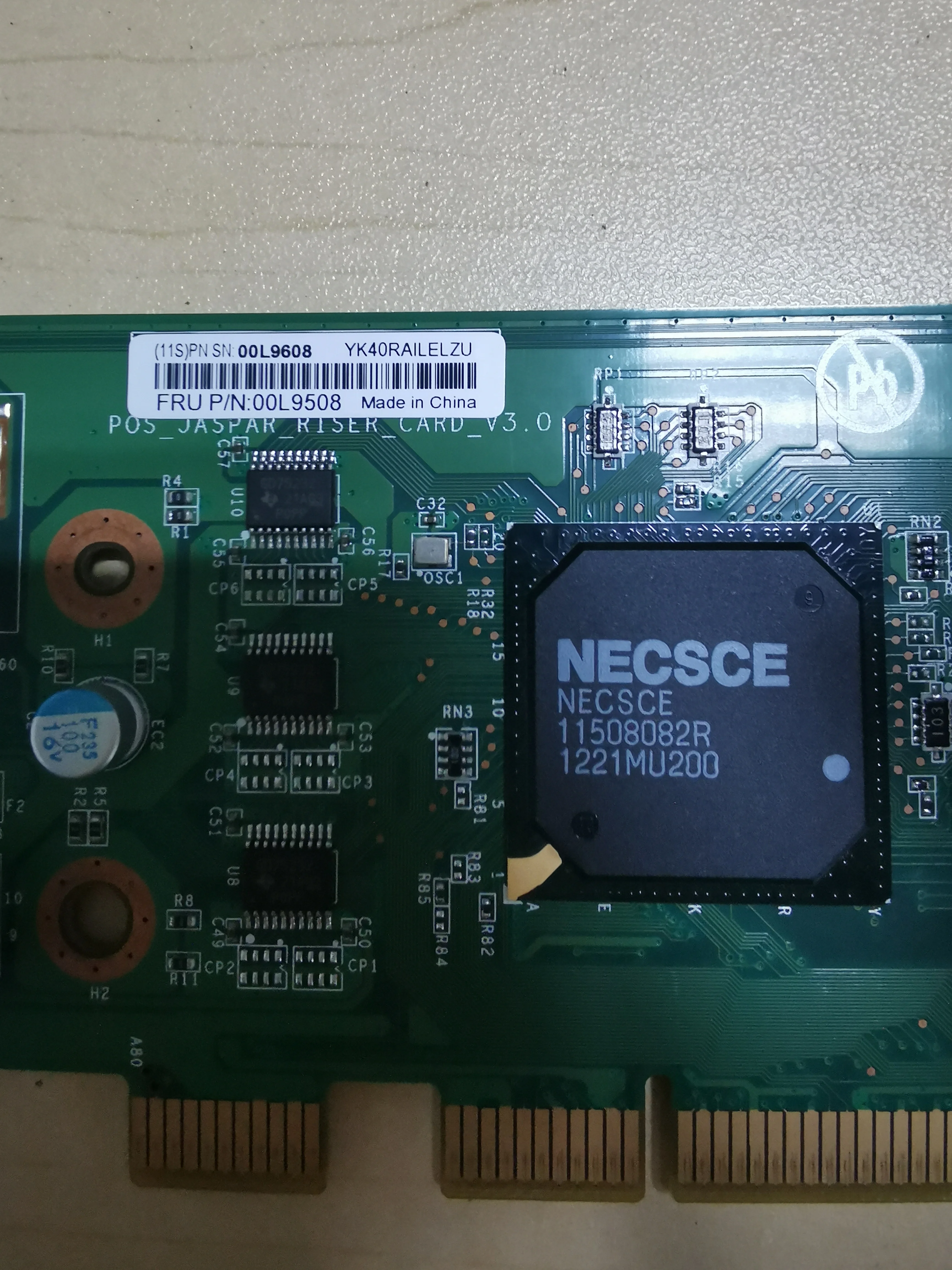 00L9608 4810-350 4810-e50 Fru 00l9608 Riser Card with NVRAM