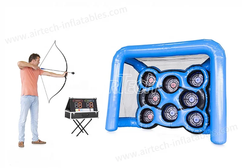 Commerical grade interactive play system target shooting game ips archery combo inflatable archery game
