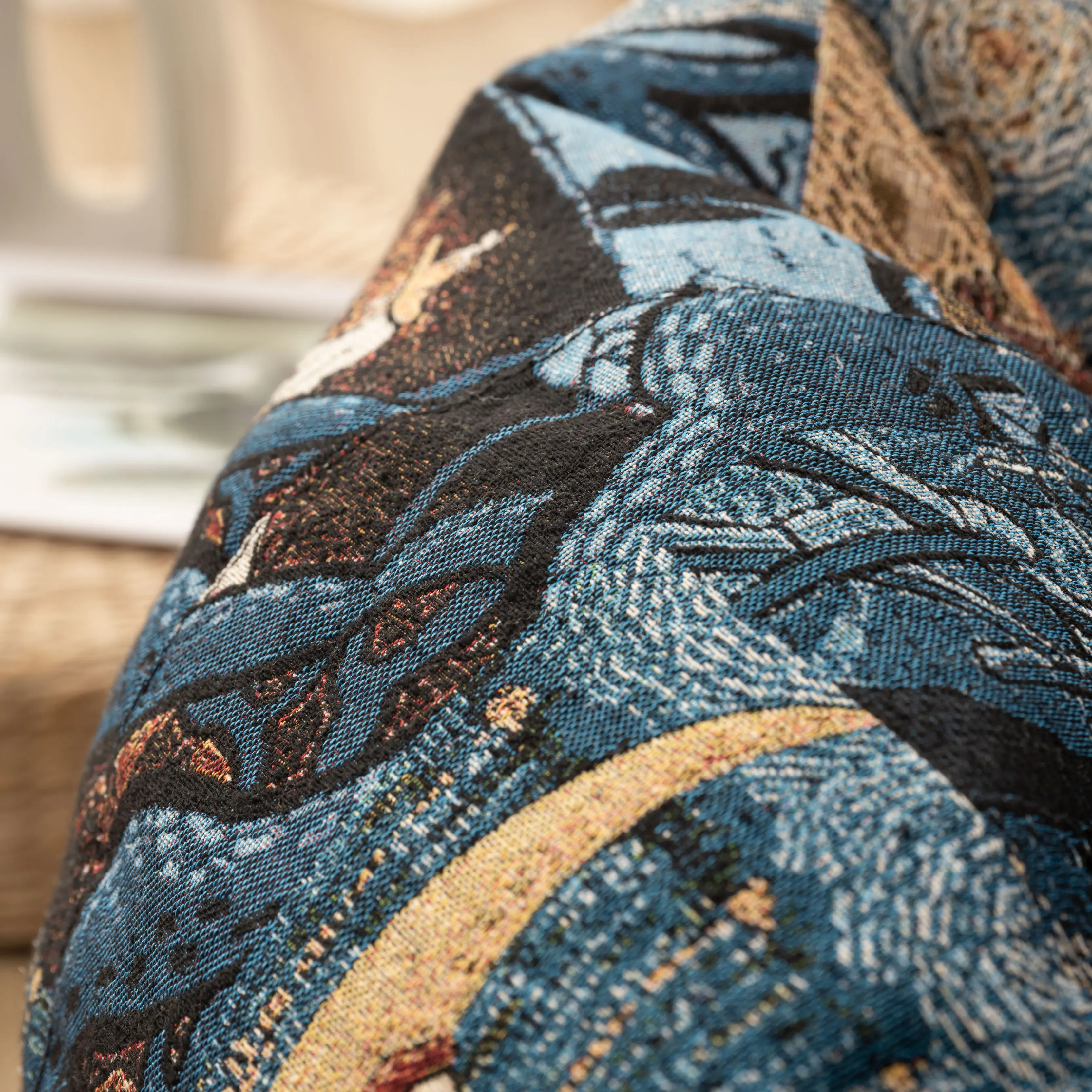 Modern European Design Lazy Tapestry Beanbag Sofa Set Foldable Fabric Upholstery With Sponge Beads and Storage for Home Office