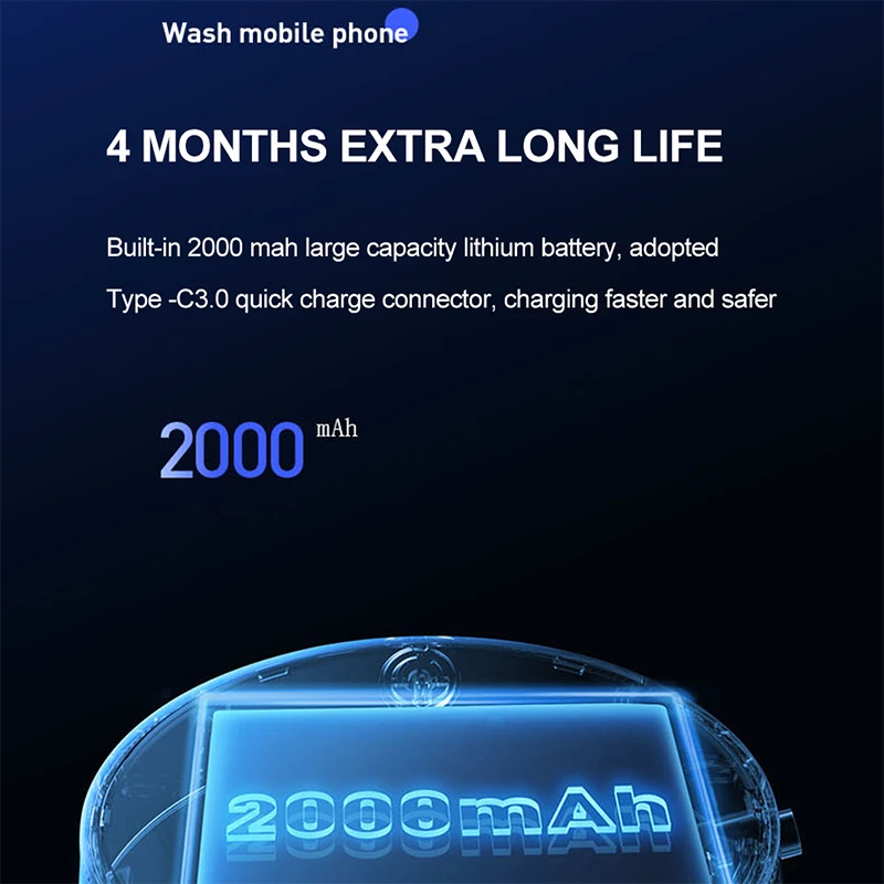 Wall Mounted Soap Dispenser Smart Phone Washing Phone USB Charging Foam Machine Infrared Automatic Sensing