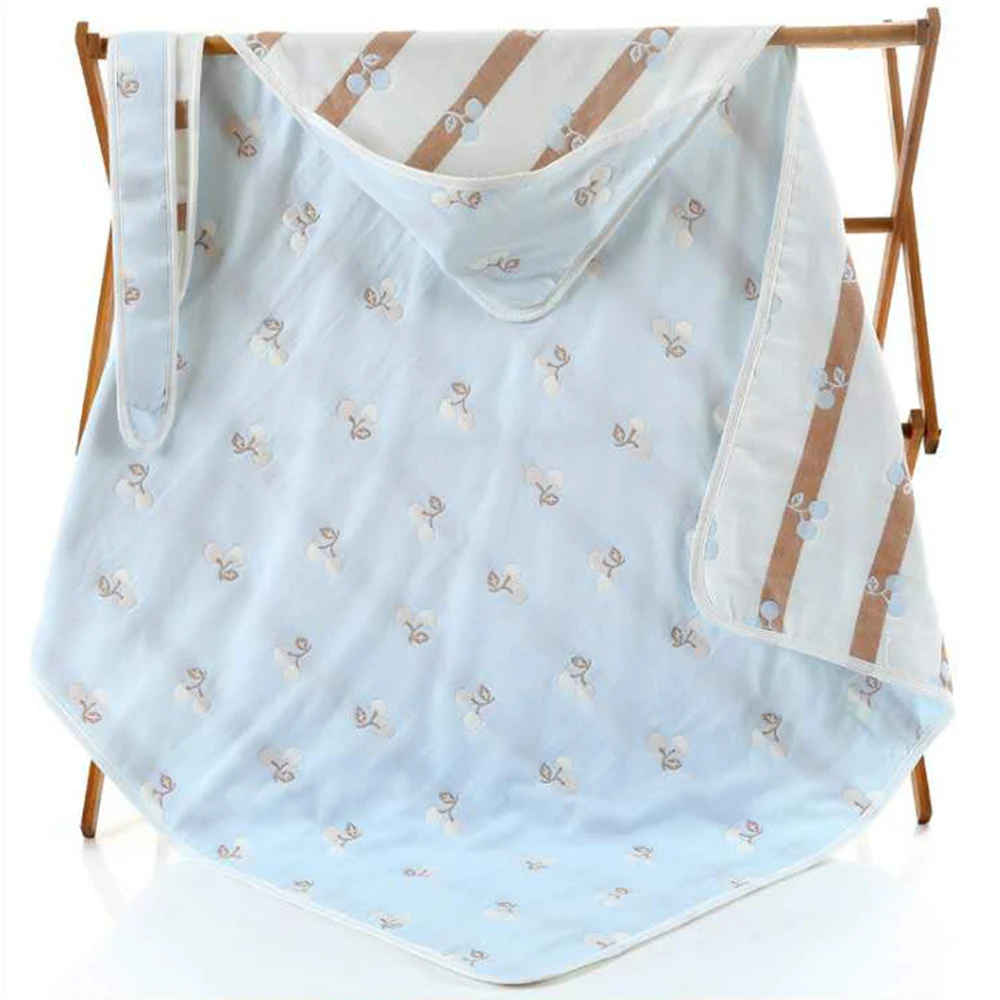 
Factory Wholesale Baby Hooded Towel Washcloth Set Baby Blanket Bath Towel 