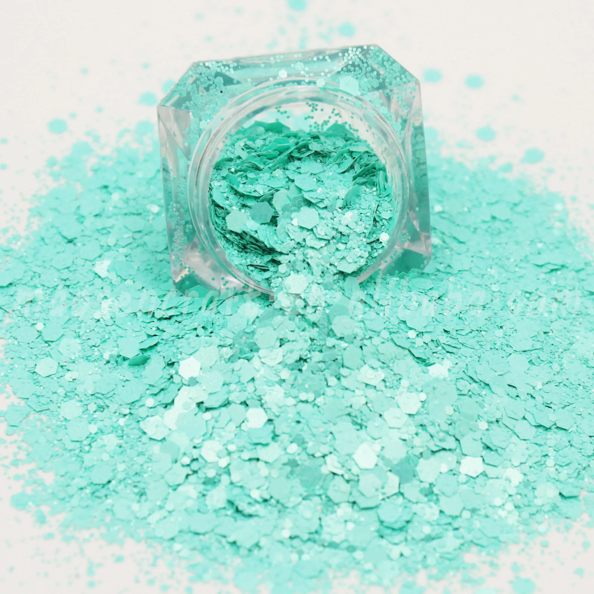 Лидер продаж устойчивый к растворителям зеленый синий крафт блеск для смолы