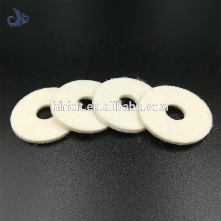 
Custom supply various shapes felt spare part product felt ring seal 