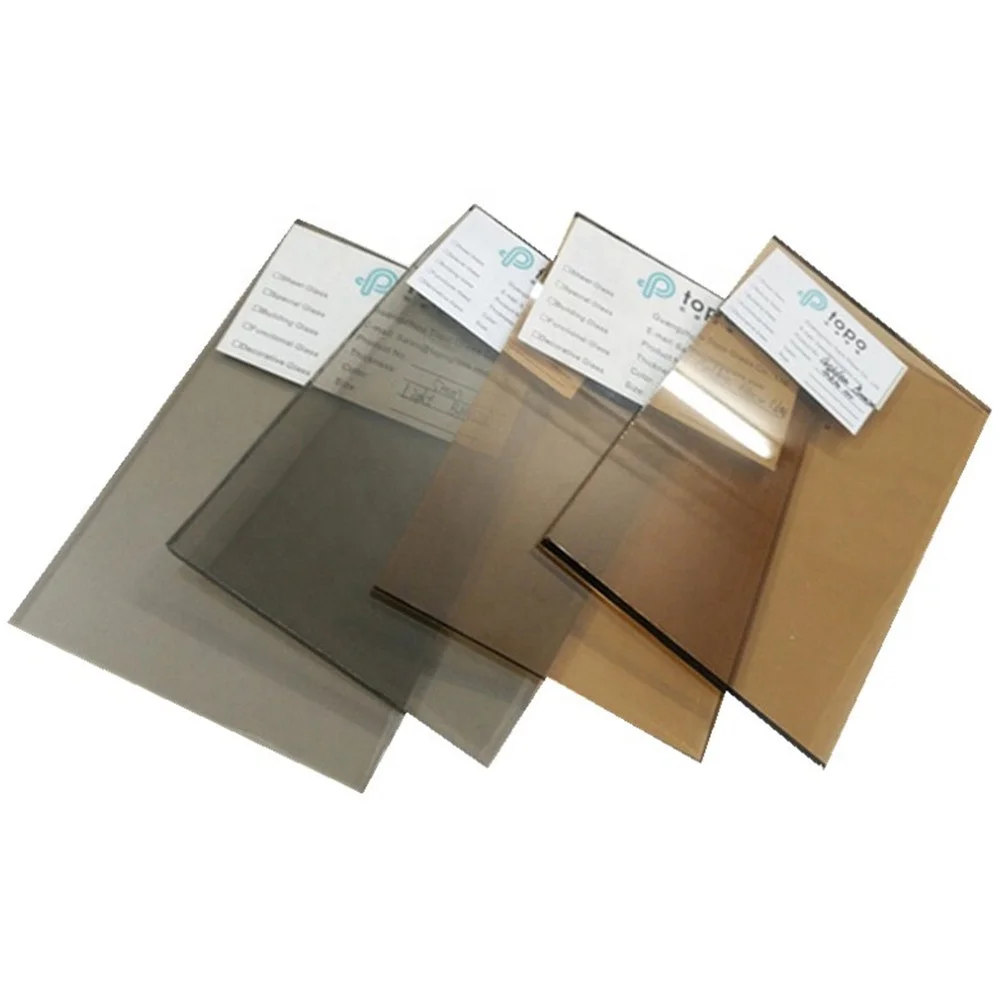 4mm 5mm 6mm 8mm 10mm 12mm Tinted  Bronze Float Glass Samples (C-GB)