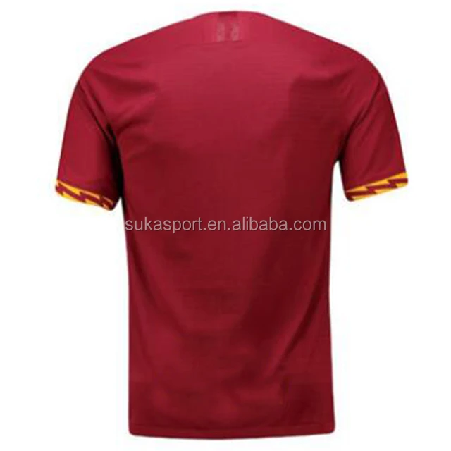 new dzeko jersey 19 20 season de rossi totti zaniolo home away men adult soccer jersey custom football shirt set