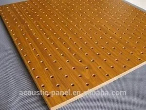 High Performance Perforated Wood Acoustic Panel Insulating Sound Board