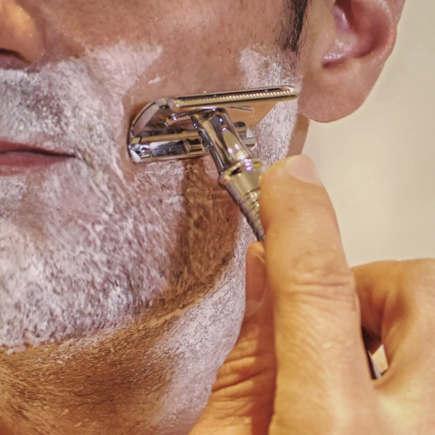 Face Private label White Double blade men shaving disposable razor shaving