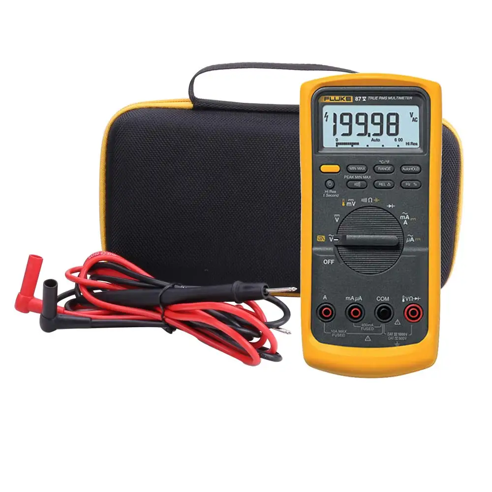  Жесткий чехол из ЭВА для цифрового мультиметра Fluke 87-V/88V с внутренним сетчатым
