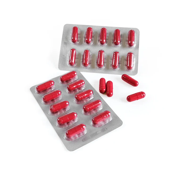 Customizable efficacy blue capsules for male health herbal supplements capsules