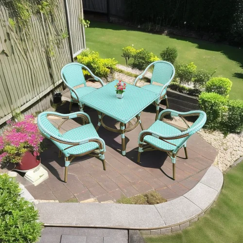 Promoting Bamboo Chair For Sale PE Rattan Garden Chair New Design Aluminum Deck Bamboo Dining Chair