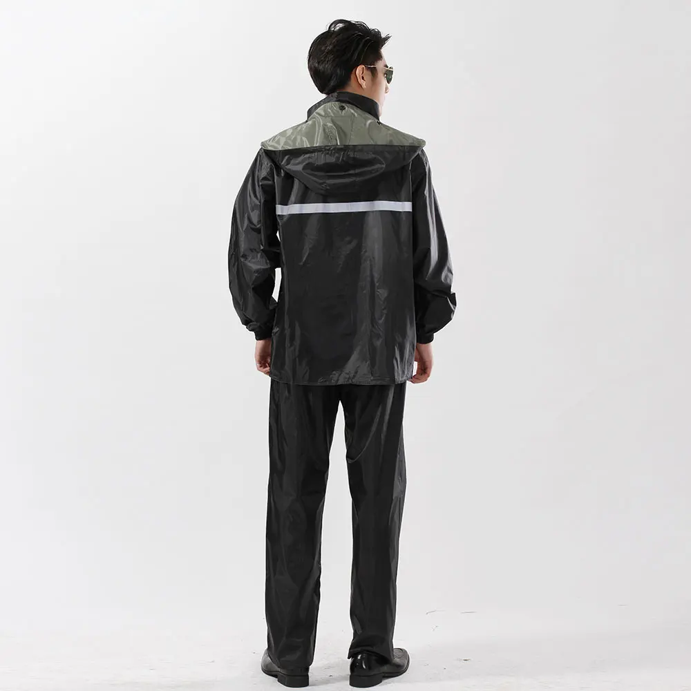 Reflective  Waterproof Workwear Uniform  Clothes High Visibility Traffic Patrol Protective Work Raincoat