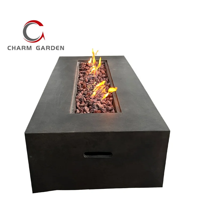 Big size Rectangle Patio Heaters Propane Natural Gas  Fireplace