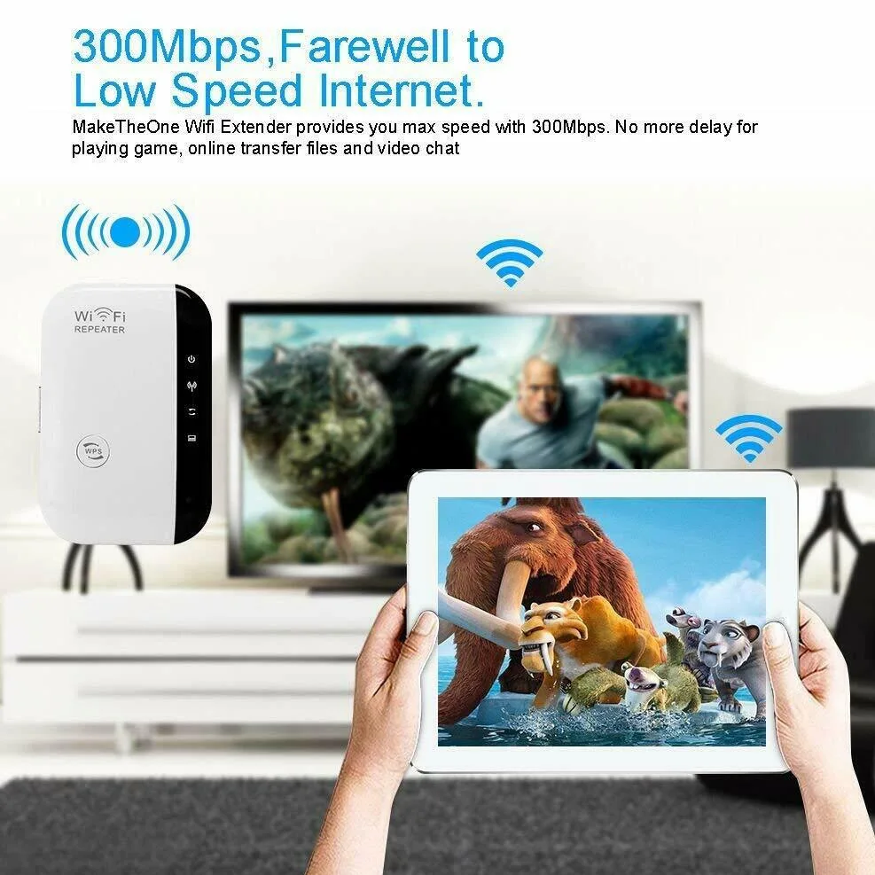 Усилитель Wi-Fi-сигнала 300 Мбит/с 2 4/5