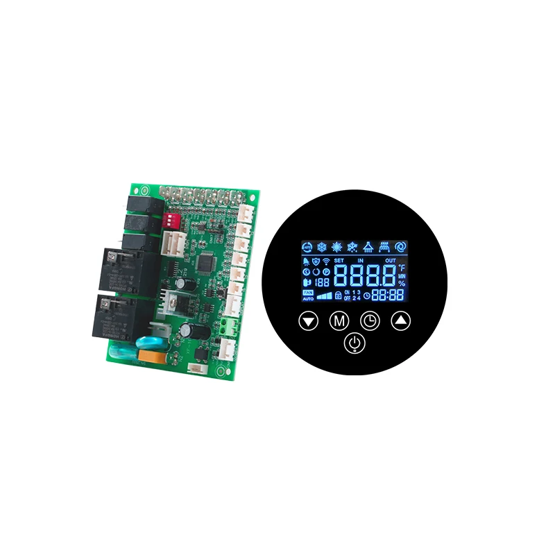 All In One  Air Source Solar  Heat Pump Water Heater Pcba Control Board Tuya Wifi Heat Pump Controller Pcb Circuit Board