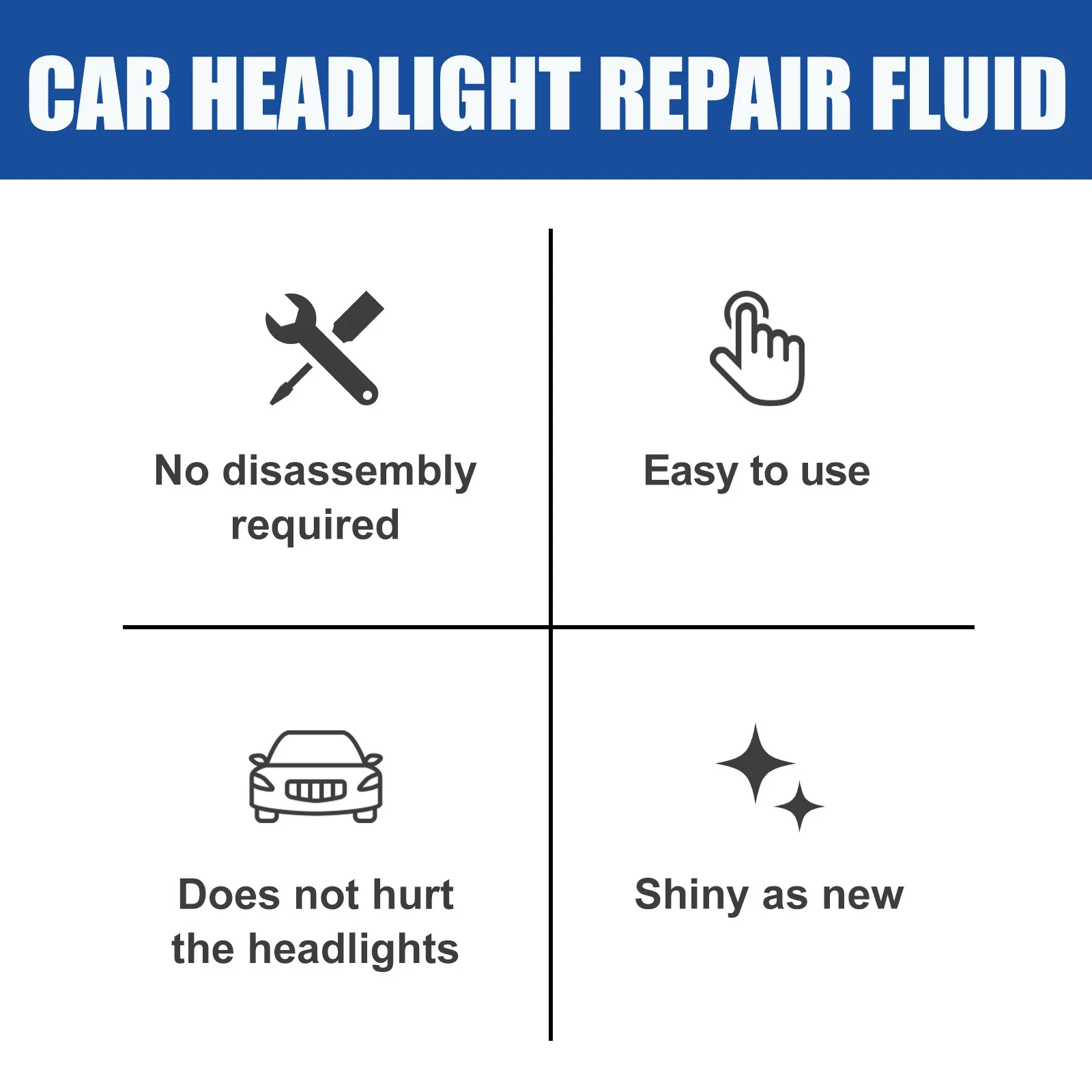 OEM ODM Car Headlight Repair Coating Solution Repair Kit Rearview Coating Headlight Polishing Anti-scratch Liquid