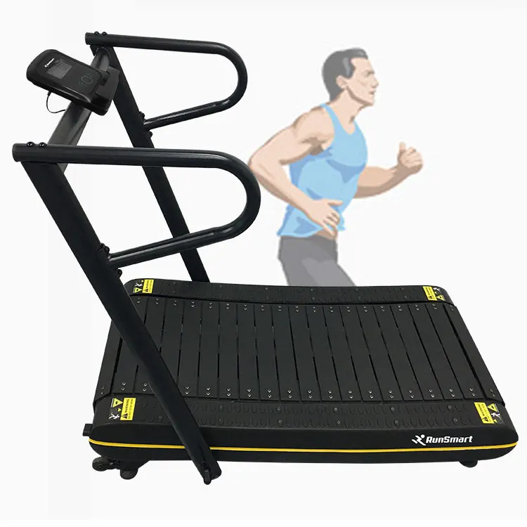 curved treadmill  new brand name body gym treadmill competitive price physical fitness running machine
