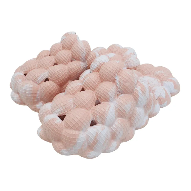 Wholesale 2022 Home Massage Mixed Color Bubble Slides High Quality Bubble Slipper Ladies Outdoor Sandals Air Pink Bubble Slides