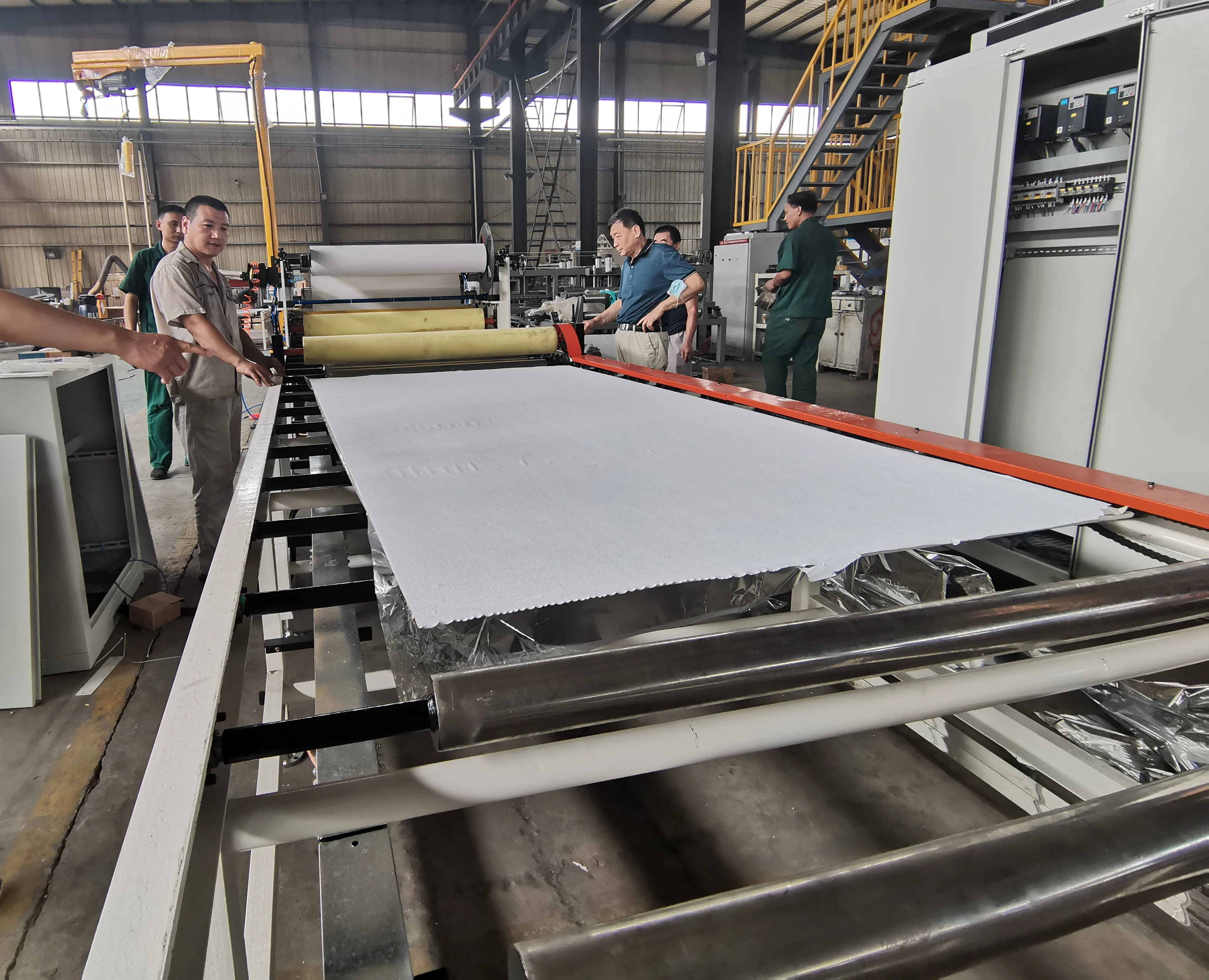 Building Material Machinery Drywall Gypsum Ceiling Tiles Making Machine/Production line