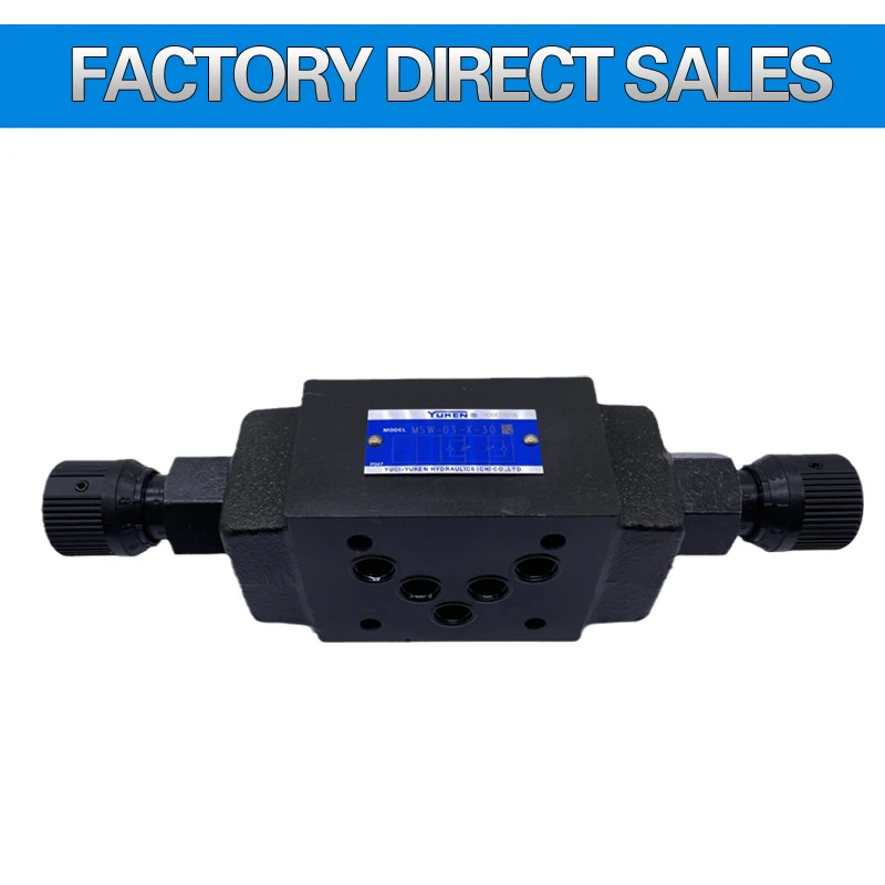 Yuken MSW-03-X-40 Throttle and Check Modular Valves Speed regulating valve