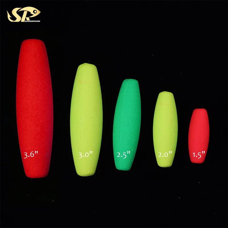 SUPERIORFISHING Cigar Float Fishing Float Foam Cigar Floats EPS Fishing Bobber Torpedo Floats EPS02