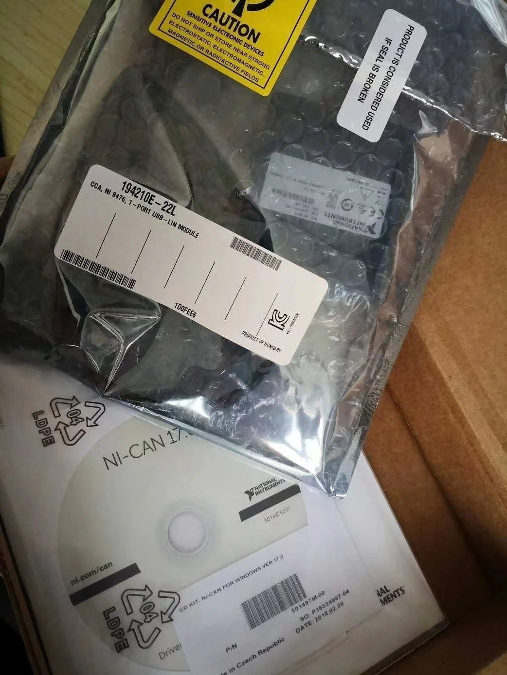 OEM LIN Interface Data Acquisition Card for national instruments USB-8476s
