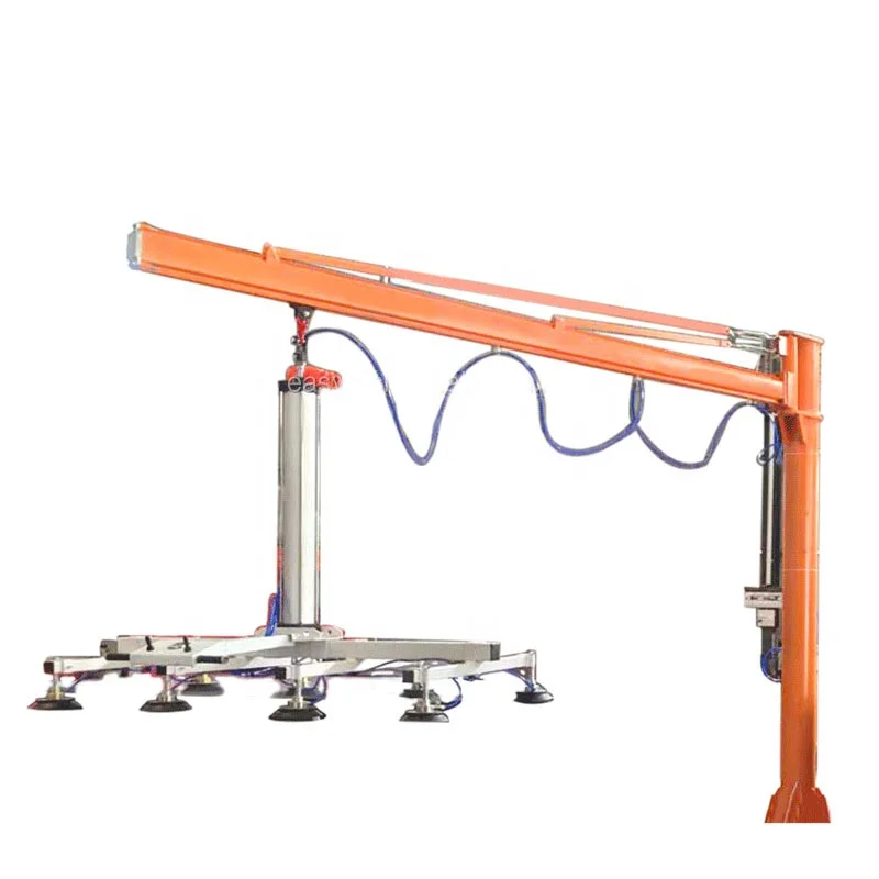 300kg Jib Crane type vacuum lifter for workshop loading lifting sheet metal MDF plate