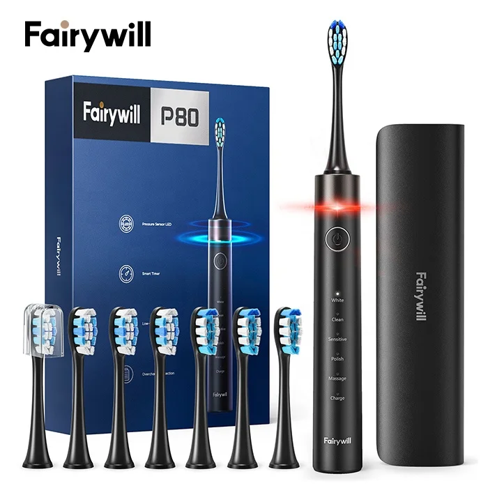 Перезаряжаемая электрическая зубная щетка Fairywill FW P80 для ухода за полостью рта 5