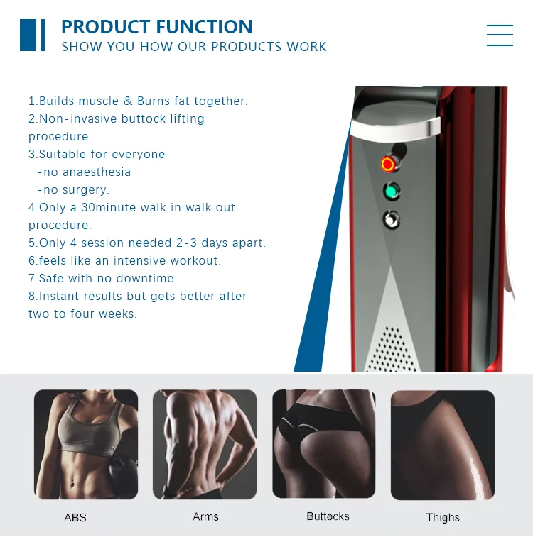  2021 body sculpting Machine ems tesla sculpt slimming machine
