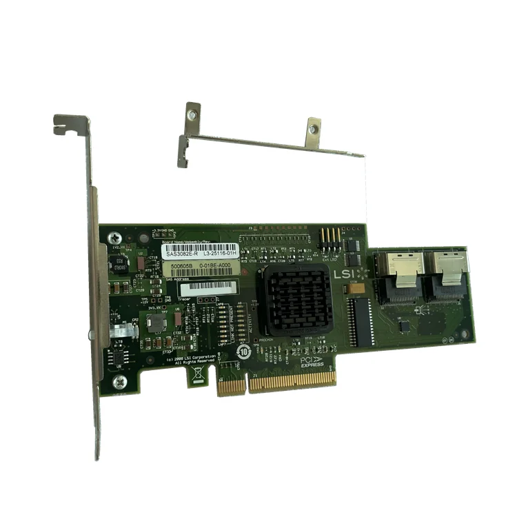 Высокопроизводительный LSI logic 3 Гбит/с PCIE sas контроллер карты HBA sata LSI SAS3082E-R L3-25116-01H