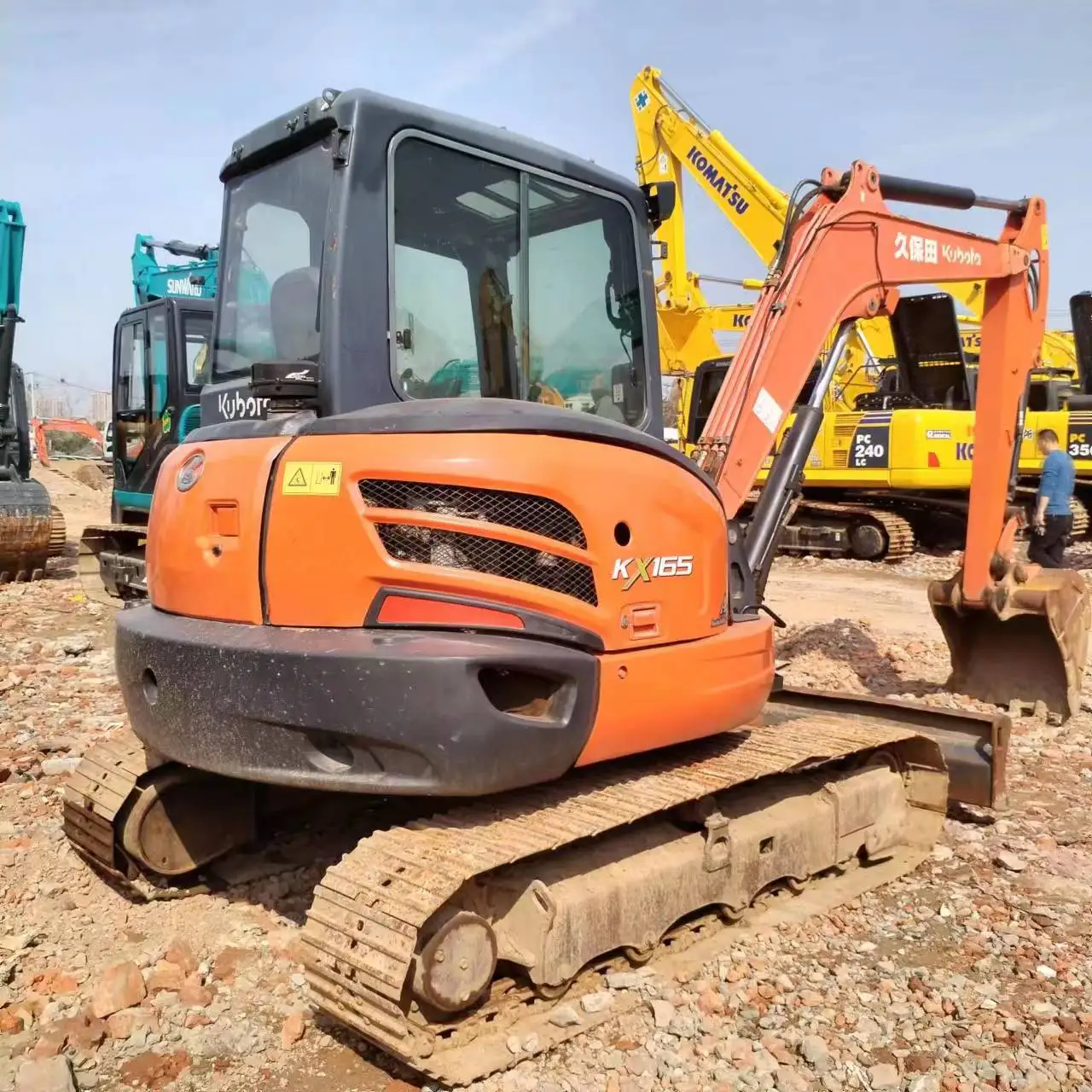 Original Japanese Kubota Kx165 6.5ton Excavator Mini Hydraulic Excavator Small KUBOTA Excavator