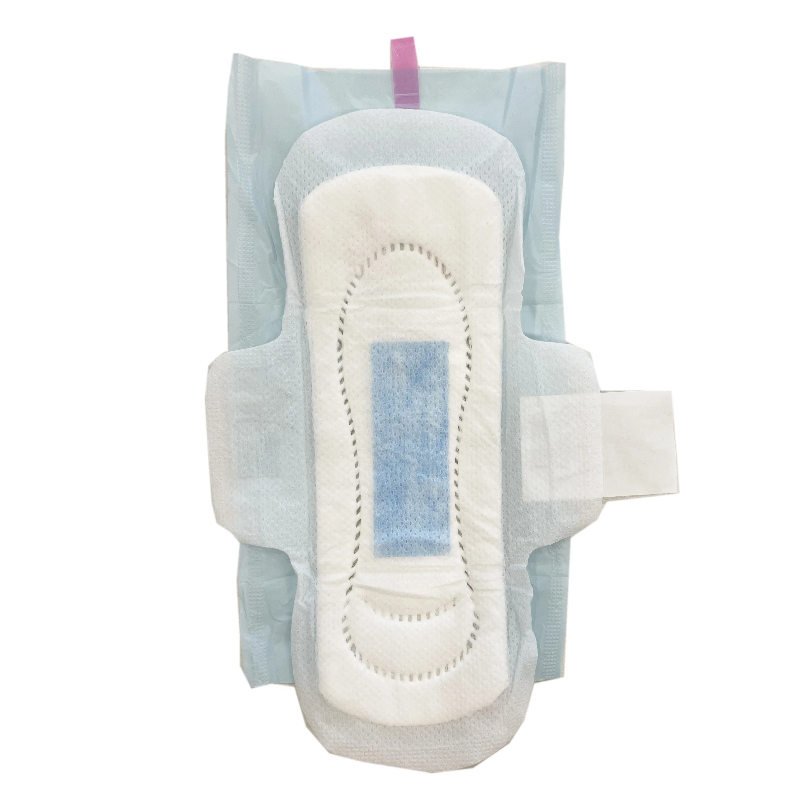 Customized brand lady product disposable women pad period pad good quality breathable sanitary napkin with wings