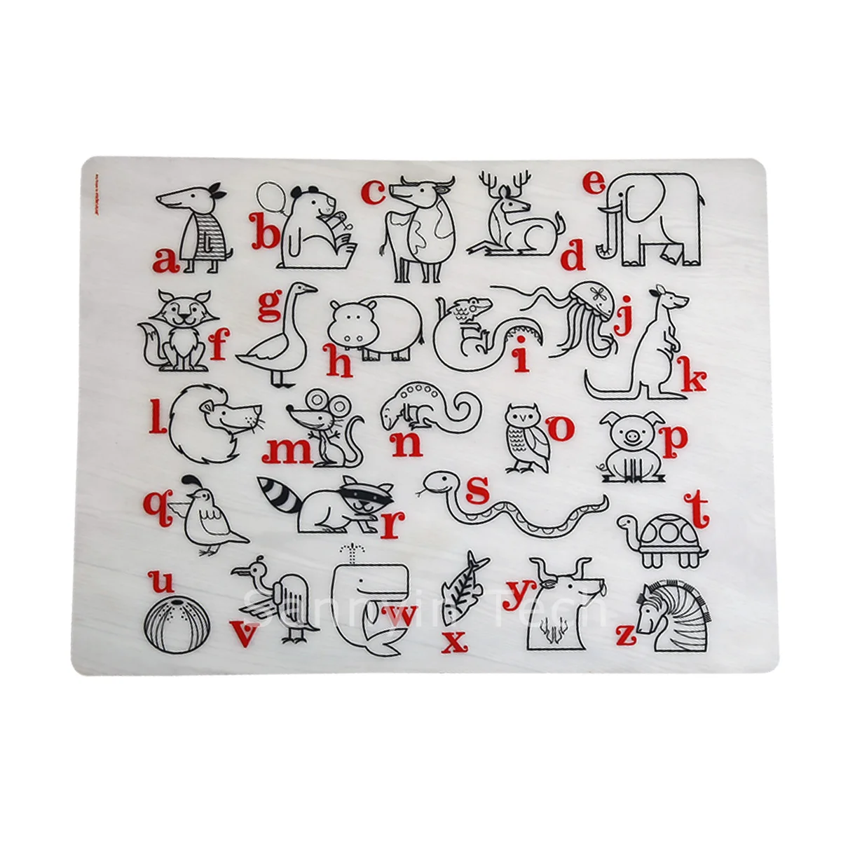 
Eco-Friendly washable Erase Customized design for baby drawing and Kitchen silicone Placemat with Marker 