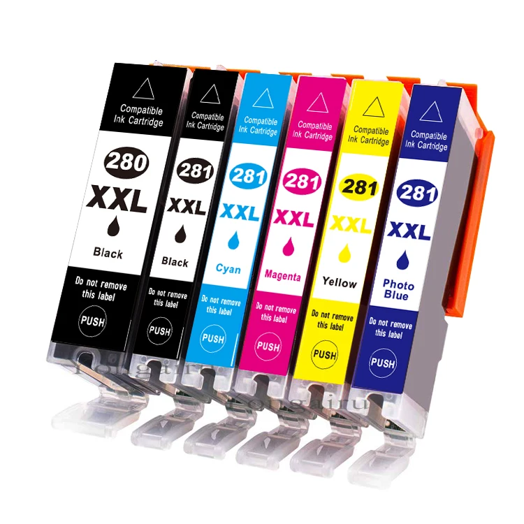 Prospect inkjet cartridge Ink 280 and 281 Cartridges 280XXL 281XXL PGI-280XXL CLI-281XXL Ink Cartridge for Canon Printer