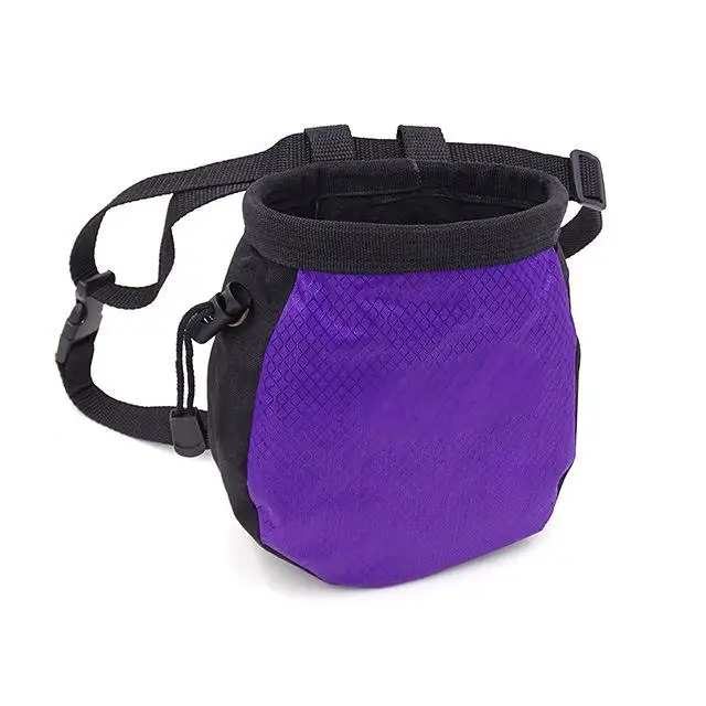 Durable Lightweight Rock Climbing Weightlifting Bouldering Chalk Bag with Magnesium powder
