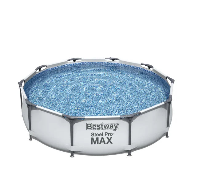 Bestway 56408 Fashion Above Ground PVC Material Swim Pool Metal Frame Swimming Pool