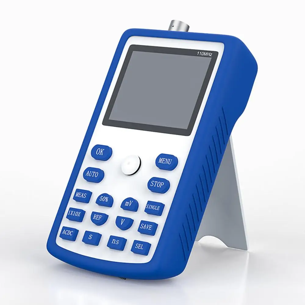 FNIRSI-1C15 Best Handheld Mini Portable Digital Oscilloscope 110M Bandwidth 500MSps Sampling Rate Multifunction 1C15