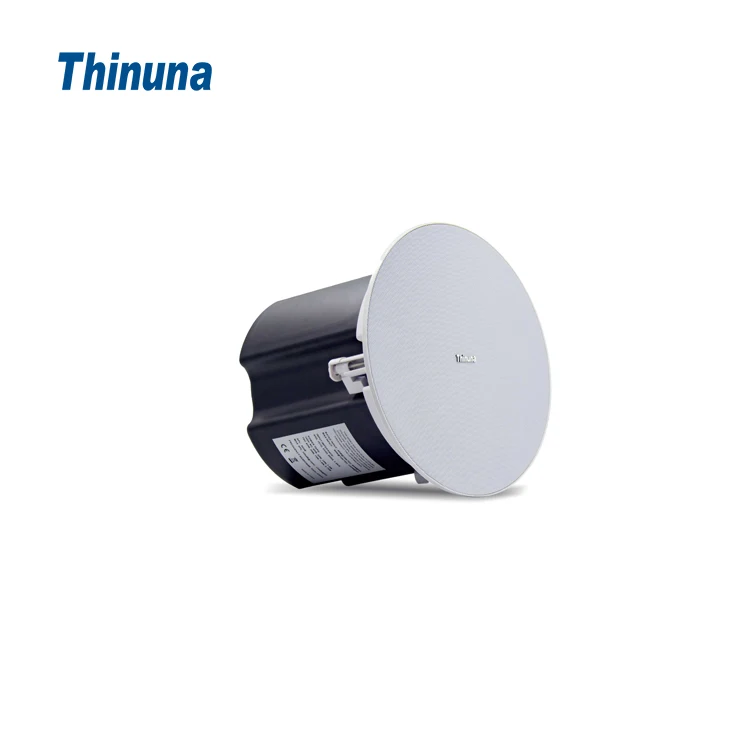 Thinuna GS-8CT Broadcasting Music Commercial Audio System 6.5 inch Coaxial Ceiling Speaker 60W 100V In-ceiling Loudspeaker