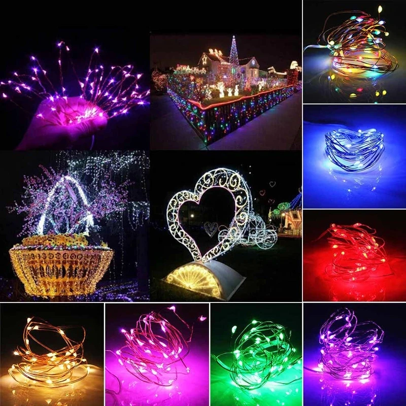 High Quality Cheap Price Waterproof Solar Christmas Decoration Tree Led String Light